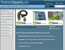 Tablet Screenshot of hotmeltparts.eu
